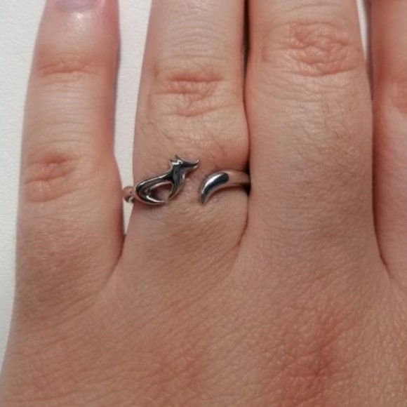 Fox Ring Sterling Silver - Picture 3 of 3